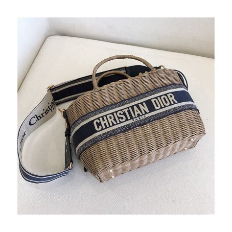 dior oblique men's bag|christian dior wicker bag.